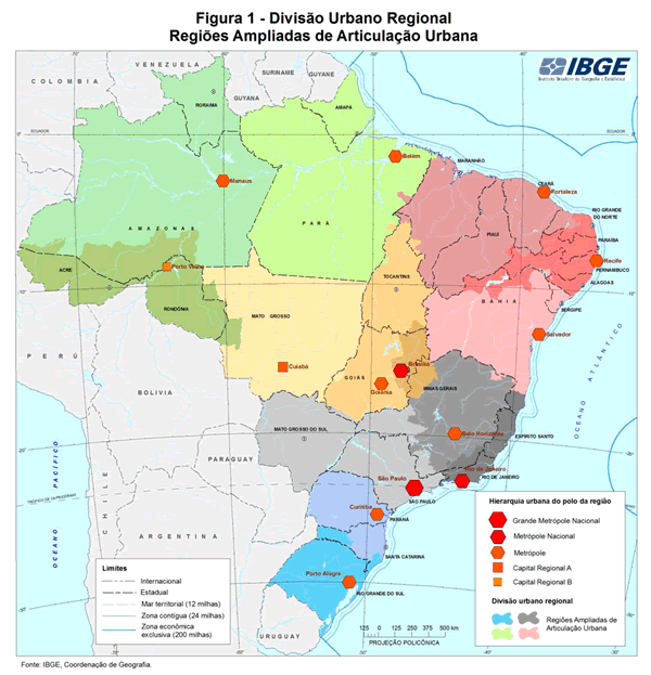 DIVISÃO REGIONAL DO BRASIL/IBGE 