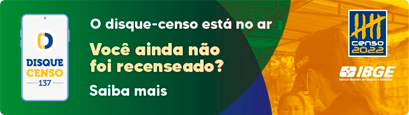 O disque-censo está no ar. Você ainda não foi recenseado? Saiba mais.
